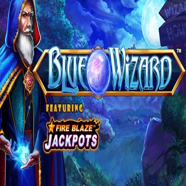 Enjoy Blue Wizard Fire Blaze Jackpots by Rarestone Gaming – logo hosted on dragoniacasinoo.eu