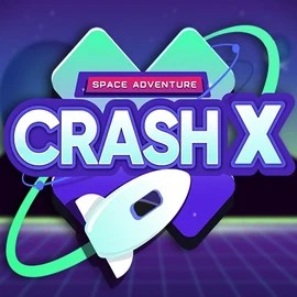 Crash X logo – Casino Games by Turbo Games at Dragonia Casino