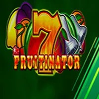 Fruitinator Jackpot King logo by Blueprint Gaming at Dragonia Casino