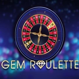 Gem Roulette logo by iSoftBet at Dragonia Casino