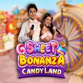 Sweet Bonanza Candy Land Live slot logo by Pragmatic Play at Dragonia Casino